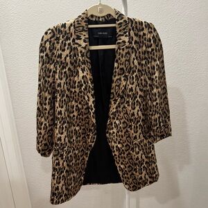 Zara Women's Leopard Print Blazer